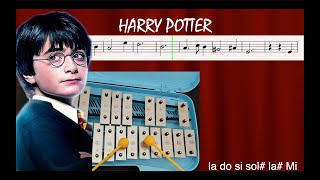 Harry Potter  Glockenspiel  tutorial  spartito [upl. by Tabitha189]