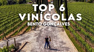 TOP 6 VINÍCOLAS EM BENTO GONÇALVES  Vale dos Vinhedos [upl. by Adnohsed717]