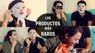 A PRUEBA PRODUCTOS RAROS DE BELLEZA ft Werevertumorro  What The Chic [upl. by Toms]