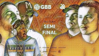 THIS IS RIDICULOUS UNITEAM vs KOTCHA  Grand Beatbox Battle 2019  Tag Team Semi Final Reaction [upl. by Ellevehs]