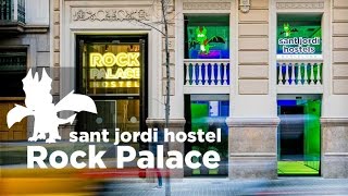 Rock palace  The coolest hostel in Barcelona  Spain vlog [upl. by Dyl73]