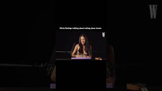 Olivia Rodrigo talking about taking piano lessons when she was younger in an asmr interview [upl. by Malvina]