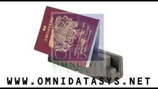 AccessIS OCR 315  316  Passport amp ID Scanner  OmniData Services [upl. by Ichabod]