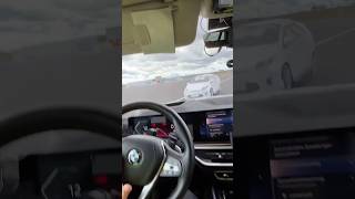 Emergency braking while turning in the BMW X5 🛑 [upl. by Zavala100]