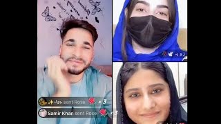 wali ullah TikTok live New video with badsha and Zoya [upl. by Armalla949]