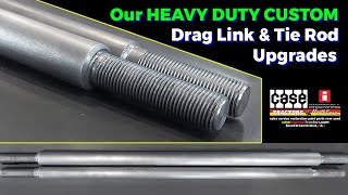 Custom Heavy Duty Drag Link amp Tie Rod Upgrades For Case Ingersoll Garden Tractors [upl. by Cody272]