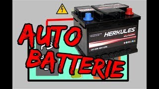 WIE FUNKTIONIERT EINE AUTOBATTERIE  BAUTEILERKLÄRUNG [upl. by Eizzo]