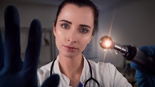 ASMR Deutsch Arzt Roleplay Sehtest und Hörtest bei Doktor Kim German Soft Spoken ASMR [upl. by Nnylodnewg]