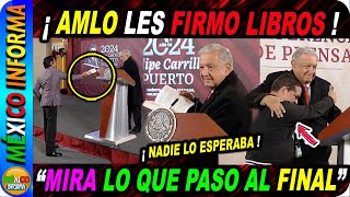 AMLO FIRMO SU LIBRO A ESTE REPORTERO MIRA LO QUE PASO AL FINAL [upl. by Narra]