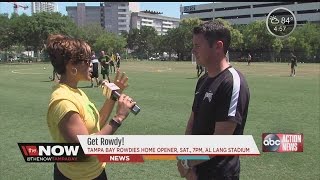 Rowdies Soccer kicks off at home Saturday night at Al Lang Stadium TheNowTampaBay [upl. by Delaryd]