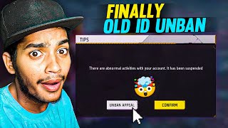 OLD ID UNBAN APPEAL FEATURE  FREE FIRE 🔥 [upl. by Hirst]