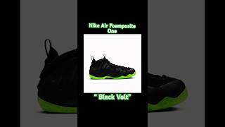 Nike Air Foamposite One Black Volt nike nikeshoes sneakers nikeair foams kicks basketball [upl. by Ahsuatan]