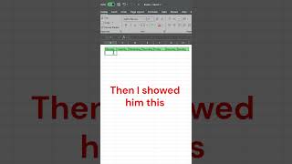 Automatic Calendar in Excel excel microsoftexcel smartexcel exceltips excellifehacks [upl. by Magner]