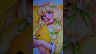 Lemon Meringue Strawberry Shortcake  Redraw strawberryshortcake lemonmeringue art short fyp [upl. by Corso]