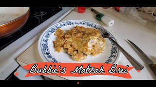 Bubbies Matzo Brei Recipe Yumm  matzo matzah passover matzobrei [upl. by Haldane]