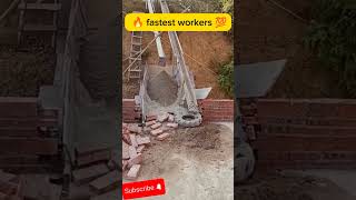 fast workers on job🔥💥 shorts workers viral [upl. by Ettener]