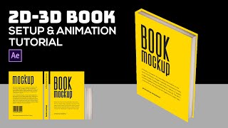 Easy 3D Book Promo in After Effect  Tutorial [upl. by Yednil]