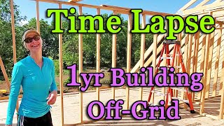 Building Our Own Home  1 YEAR TIMELAPSE [upl. by Ardnyk281]