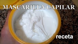 Cómo hacer un ACONDICIONADOR PARA EL PELO crema para peinar o CREMA DE ENJUAGUE [upl. by Ayeka354]