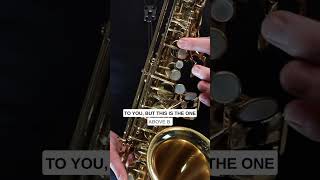 High E Alternative Front Sax Fingering saxlessons saxfingerings saxophonelessons [upl. by Notnert]