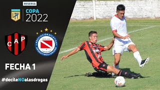 Reserva  Fecha 1 de la Copa 2022  Patronato  Argentinos [upl. by Vel]