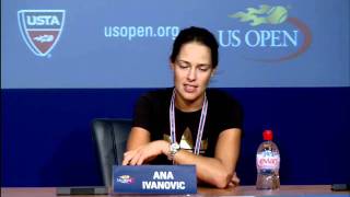 2011 US Open Press Conferences Ana Ivanovic Fourth Round [upl. by Erodeht]