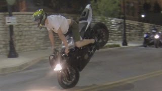 Extreme Motorcycle Stunts  Tricks Street Biker Rides Wheelies  Rolling Stoppies On Stunt Bike [upl. by Chip]