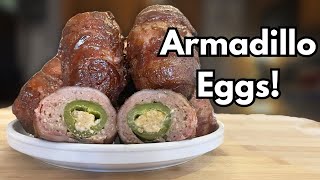 ULTIMATE Armadillo Eggs  BBQ GameDay Prep [upl. by Oremar]