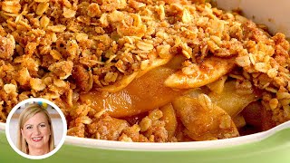 Professional Baker Teaches You How To Make APPLE CRISP [upl. by Pirzada527]