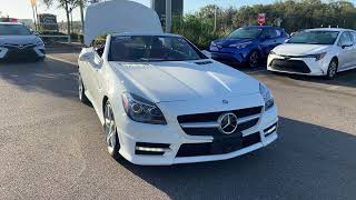 2014 MercedesBenz SLK 250 Roadster White [upl. by Oisinoid710]