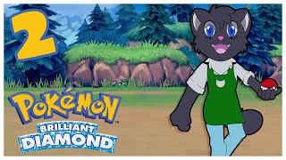 Pokemon Brilliant Diamond  Episode 2  Eternaly Greatful [upl. by Adorne]