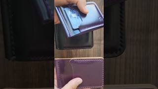 Shell Cordovan comparison from different tannerys You need to see these wallets edc handmade [upl. by Eseerahs]