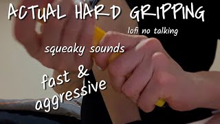 actual gripping amp grasping ASMR  fast aggressive lofi  no talking [upl. by Odlavu]