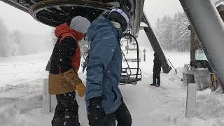 What an amazing powder day up at Snowshoe in West Virginia [upl. by Now]