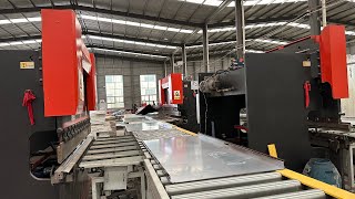 Automatic Steel Door Production Line How To Make Steel Doors [upl. by Lonyer]