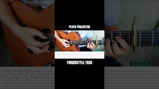 Pluto Projector  Fingerstyle Guitar Tabs  Rex Orange County shorts fingerstyle [upl. by Still]