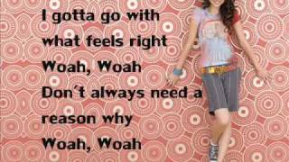 Selena Gomez  quotIntuitionquot With Lyrics On Screen FULL SONG [upl. by Ennairrac]