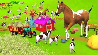 quotLearn Farm Animal Sounds with Fun SongsquotquotFarm Animal Nursery Rhymes – Cow Pig Horse amp Morequot [upl. by Ymrots159]