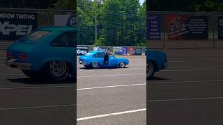 LS Turbo Chevette rolling through staging lanes summitracing dragndrive chevette ls turbo [upl. by Irish]