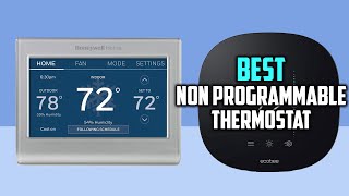 Top 5 Best Non Programmable Thermostats Review in 2023  Corded ElectricBattery Powered Thermostat [upl. by Bethanne]