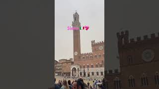 My most favourite place in Italy Siena 💖🇮🇹💖siena italia travel italiani toscana [upl. by Imik]