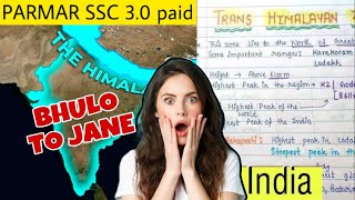 Geography for Ssc 2025  The Himalaya Parmar Ssc Gk 30  parmar ssc [upl. by Irep]