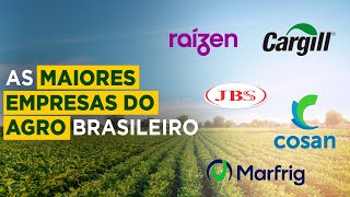 TOP 5 EMPRESAS DO AGRO NO BRASIL [upl. by Gnart]