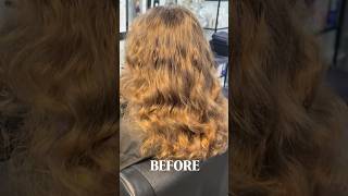 Burgundy hair transformation beesambeauty vancouverhairstylist [upl. by Nnaed236]