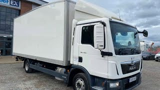 MAN TGL 7160 75TONNE GRP BOX VAN 2019  DK19 XKB [upl. by Titos]