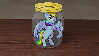 Placing Rainbow Dash Inside a Jar [upl. by Farrow]