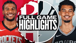 ROCKETS at SPURS  FULL GAME HIGHLIGHTS  October 26 2024 [upl. by Botnick]