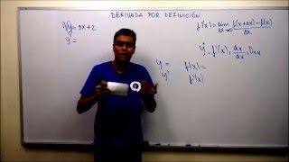 Derivada por Definición  Teoría Concepto y Ejercicio 1 [upl. by Elconin]