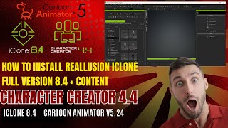 iclone 8 iclone 84 new features  how to install iclone 84 character creator 44 content pack [upl. by Maryanna766]