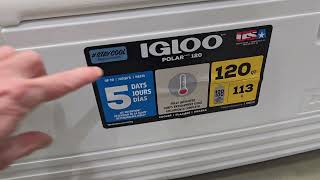 Igloo Polar 120 Qt Cooler  Review [upl. by Burkley]